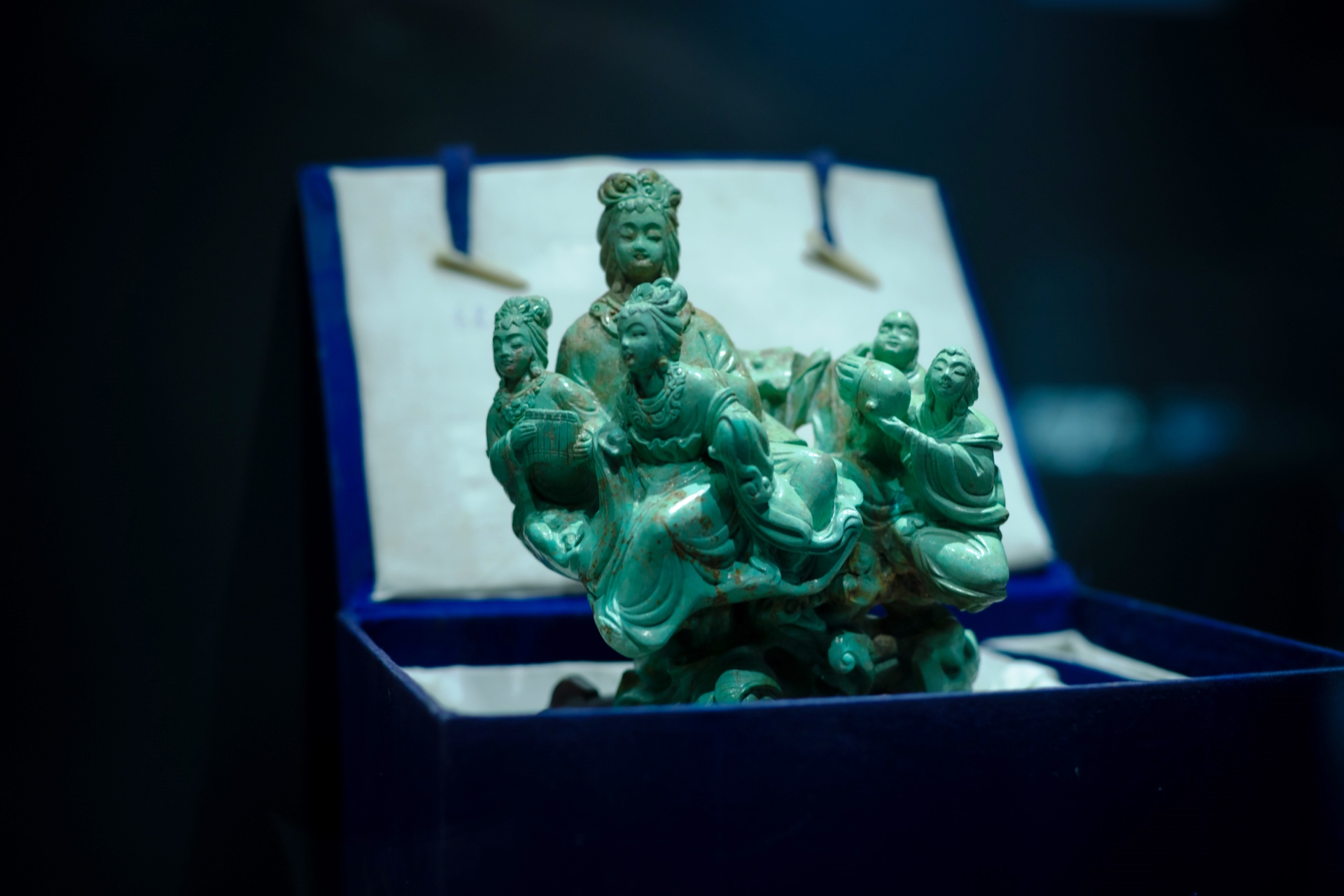 云蓋寺綠松石國家礦山公園綠松石經(jīng)典作品展示