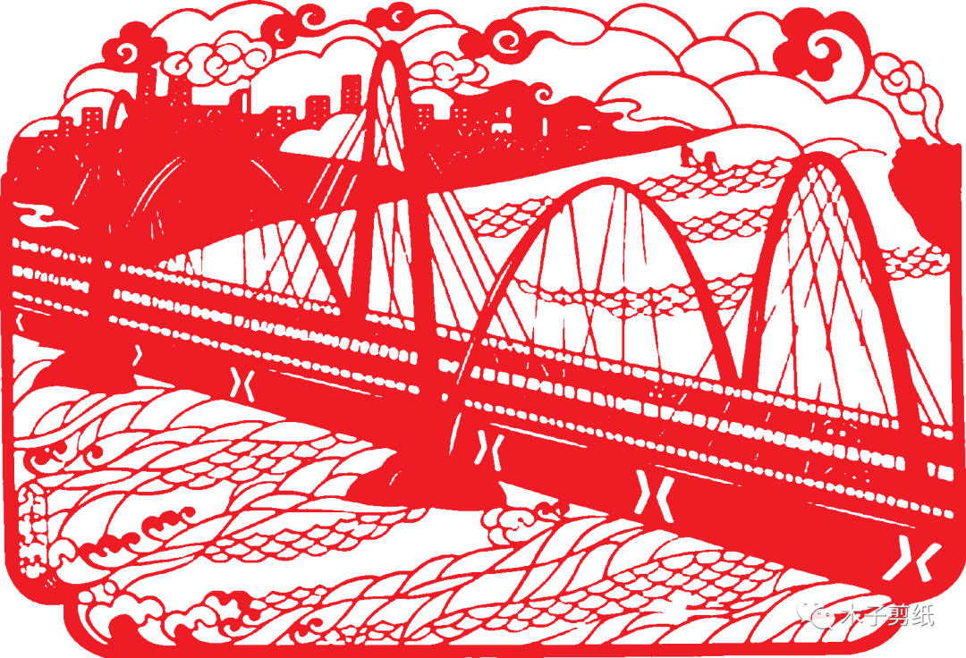 “橋”剪刻紙賞析