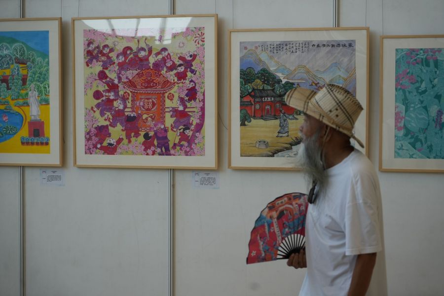 全國（黃岡）農(nóng)民畫展作品