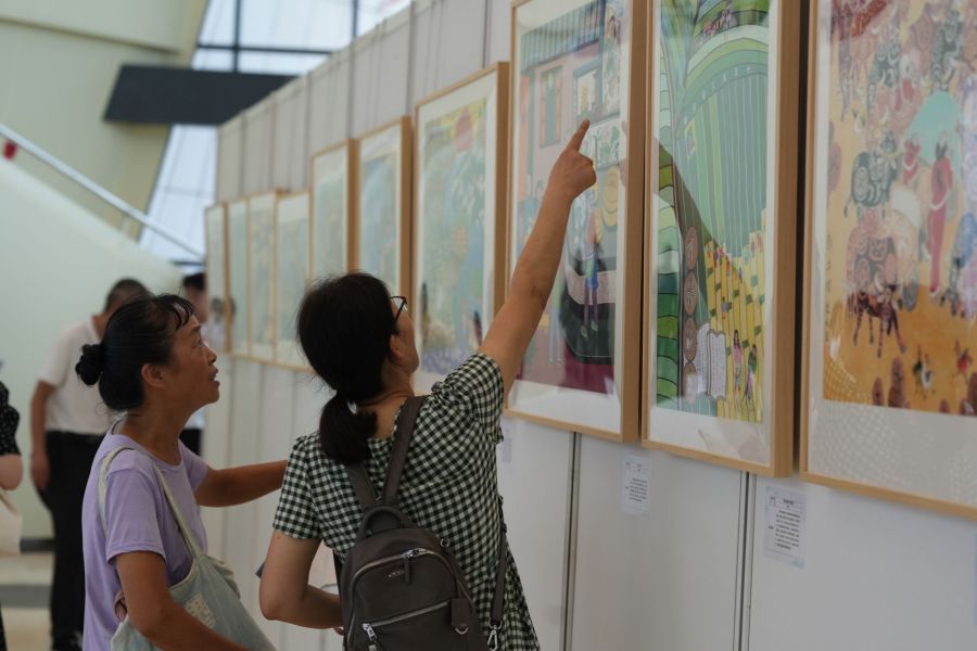 全國（黃岡）農(nóng)民畫展作品