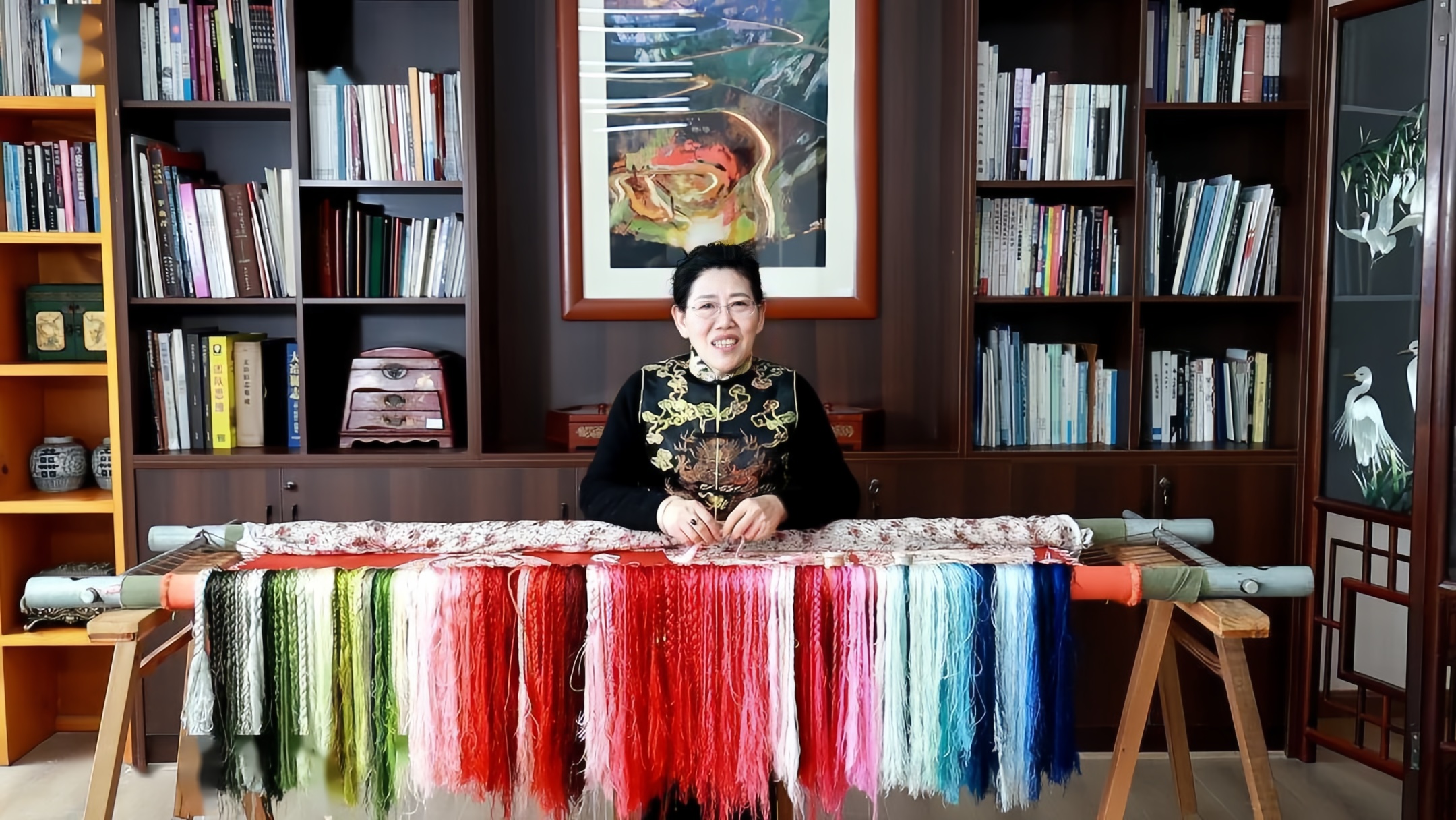 我中心為大冶刺繡等非遺提供版權(quán)宣講服務(wù)