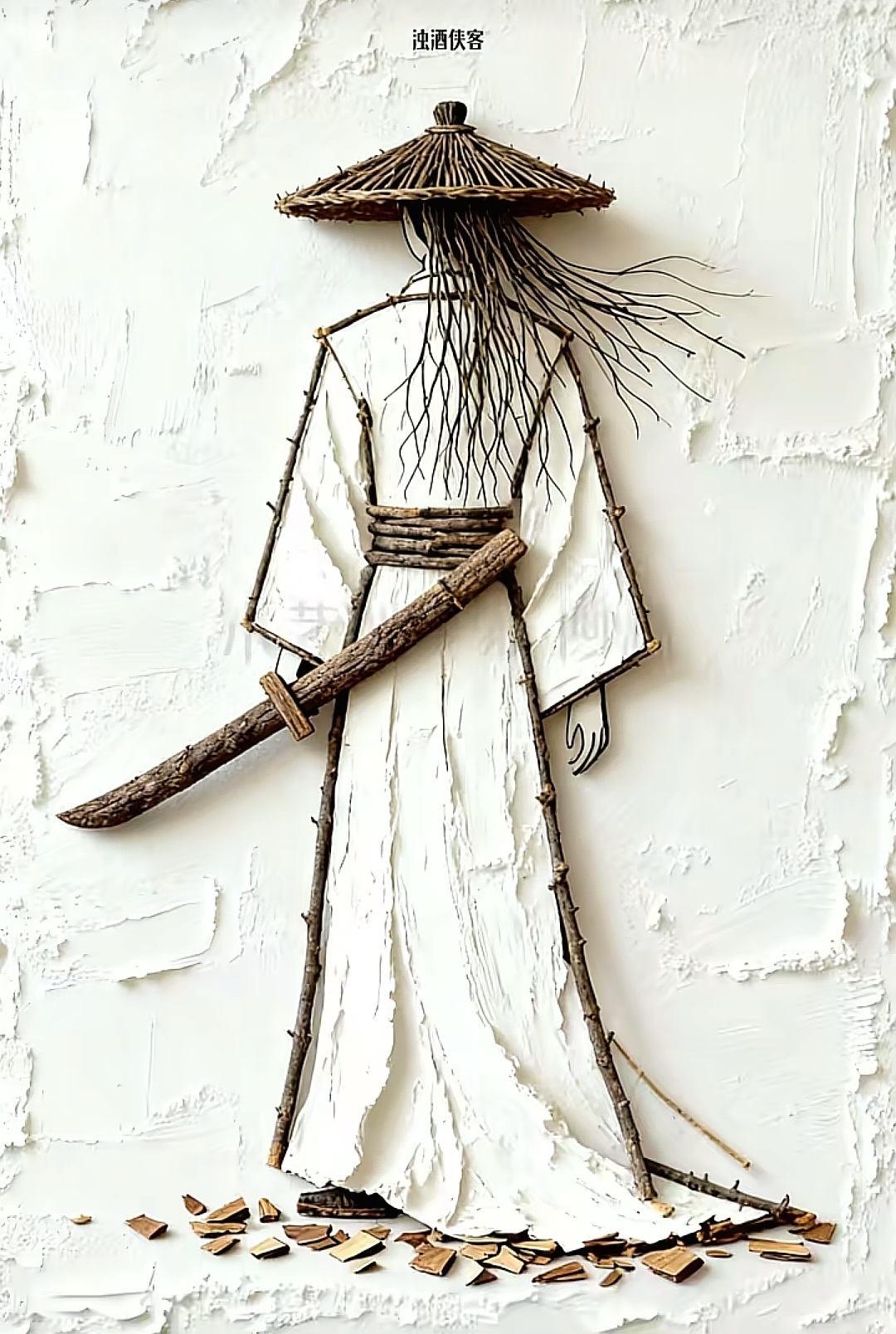 樹(shù)枝畫藝術(shù)欣賞