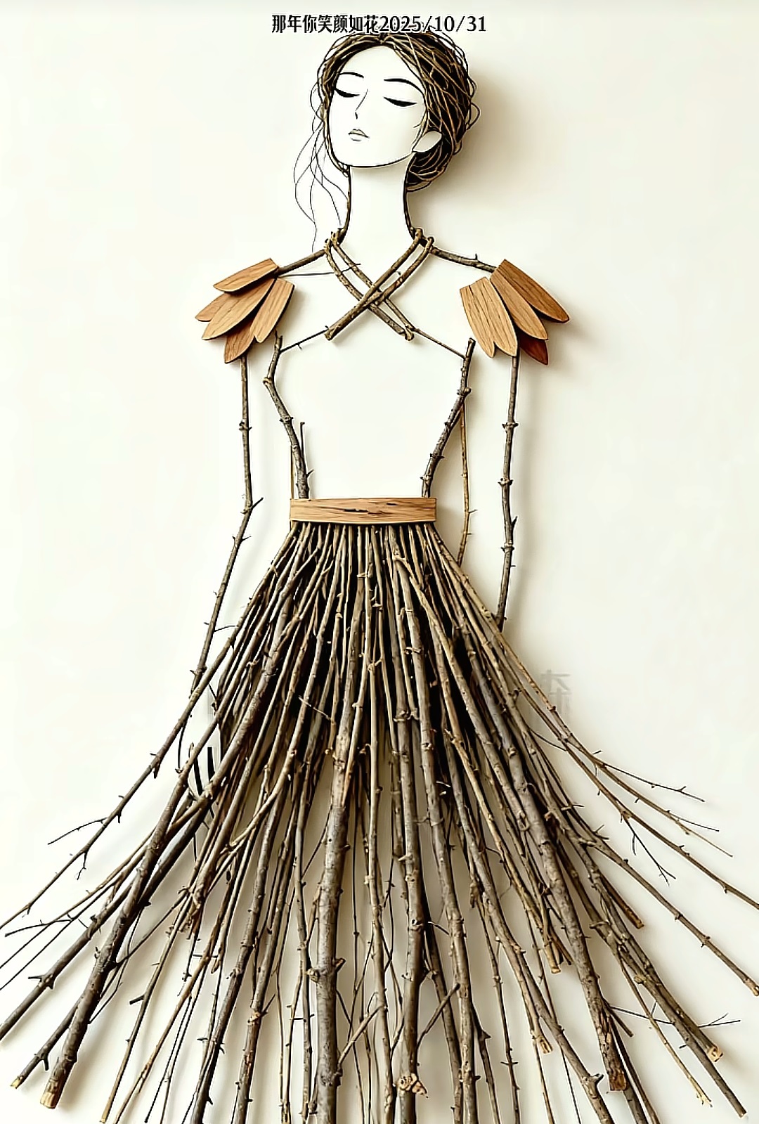 樹(shù)枝畫藝術(shù)欣賞