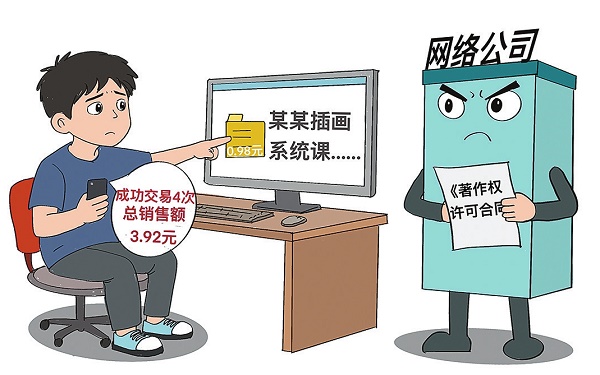 轉(zhuǎn)賣網(wǎng)課獲利，法官：價格再低也侵權(quán)